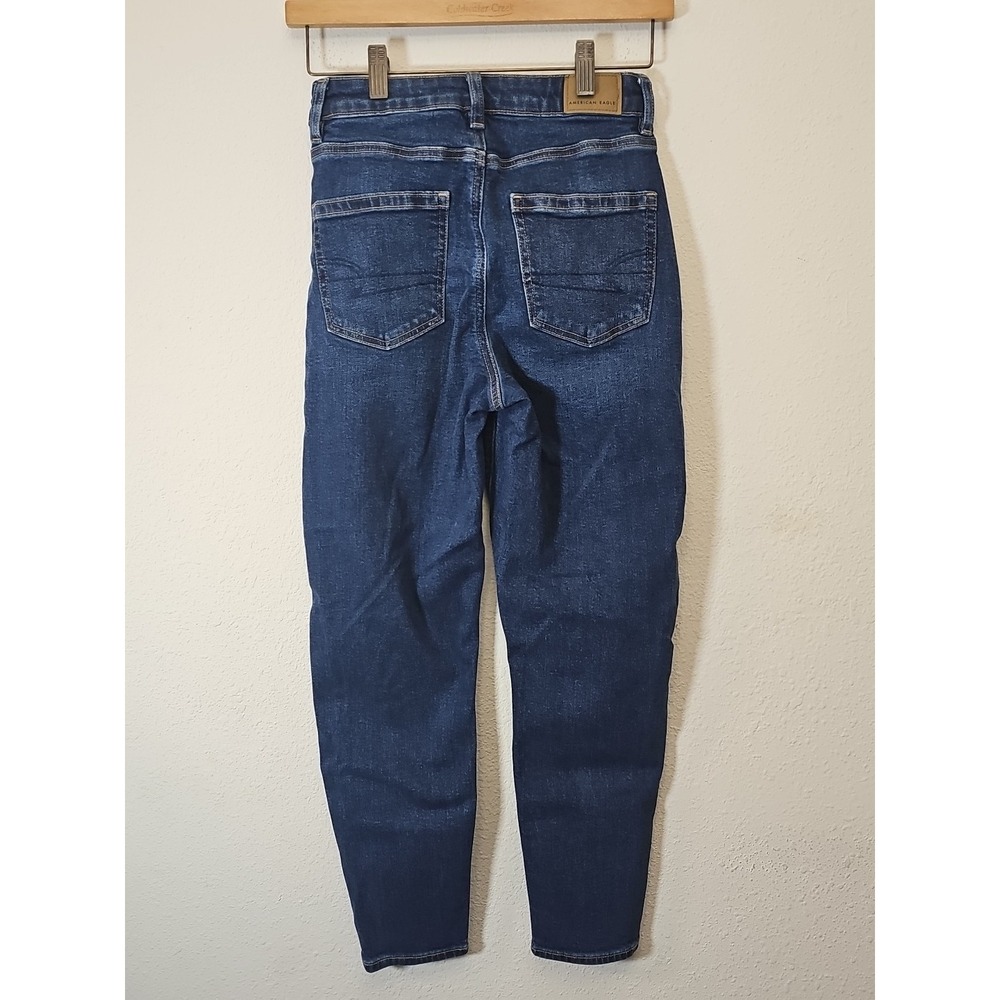 American Eagle Jeans Women's Size 00 Mom Jean Stretch Denim - Picture 3 of 14